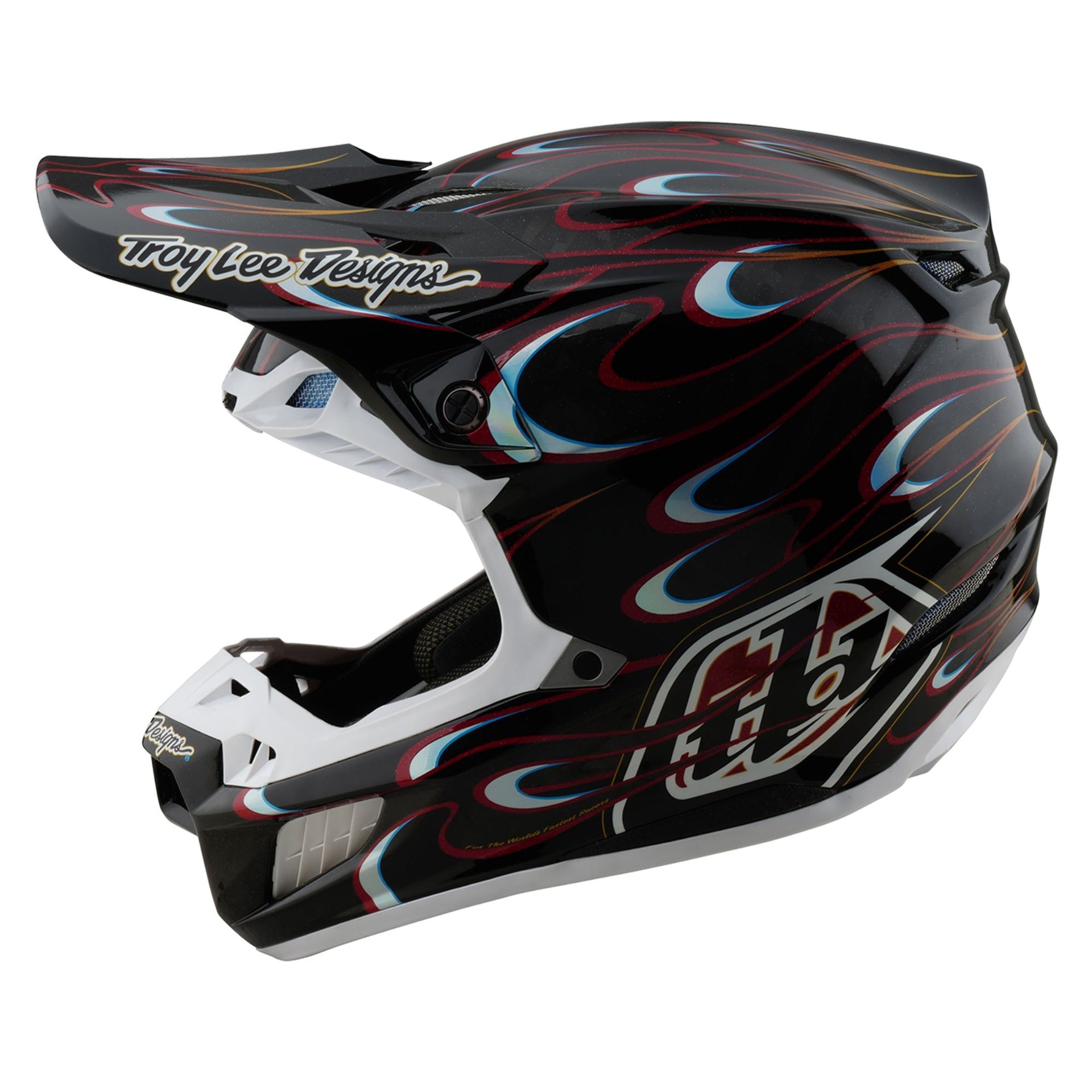 Casco Troy Lee Designs Se5 Ece de Carbón Torched Black / Red
